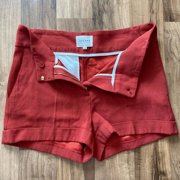 Sezane Shorts rust color - Picture 2 of 7